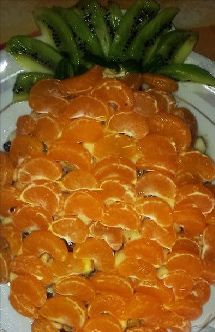 фруктовый салат ананас для детского дня рождения